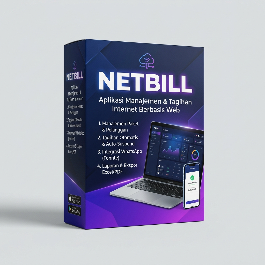 Aplikasi Manajemen & Tagihan Internet Berbasis Web